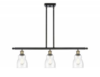Ellery - 3 Light - 36 inch - Black Antique Brass - Stem hung - Island Light (3442|516-3I-BAB-G394)