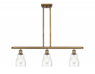 Ellery - 3 Light - 36 inch - Brushed Brass - Stem hung - Island Light (3442|516-3I-BB-G394-LED)