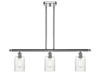 Hadley - 3 Light - 36 inch - Polished Chrome - Stem hung - Island Light (3442|516-3I-PC-G342-LED)