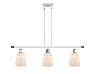Ellery - 3 Light - 36 inch - White Polished Chrome - Stem hung - Island Light (3442|516-3I-WPC-G391-LED)