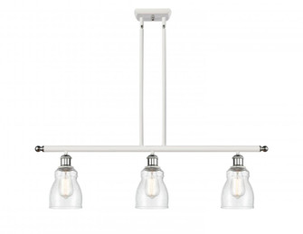 Ellery - 3 Light - 36 inch - White Polished Chrome - Stem hung - Island Light (3442|516-3I-WPC-G394-LED)