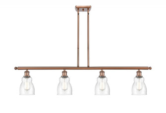 Ellery - 4 Light - 48 inch - Antique Copper - Stem hung - Island Light (3442|516-4I-AC-G394-LED)