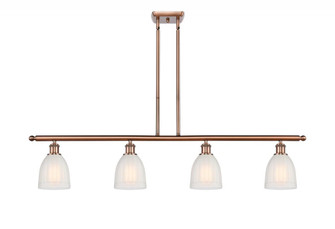 Brookfield - 4 Light - 48 inch - Antique Copper - Stem hung - Island Light (3442|516-4I-AC-G441)
