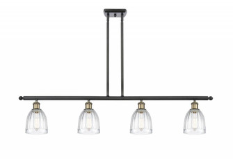Brookfield - 4 Light - 48 inch - Black Antique Brass - Stem hung - Island Light (3442|516-4I-BAB-G442-LED)