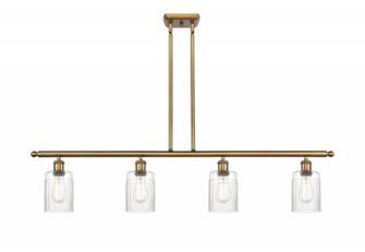 Hadley - 4 Light - 48 inch - Brushed Brass - Stem hung - Island Light (3442|516-4I-BB-G342)