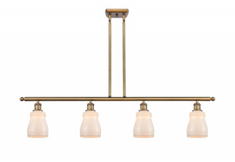 Ellery - 4 Light - 48 inch - Brushed Brass - Stem hung - Island Light (3442|516-4I-BB-G391)