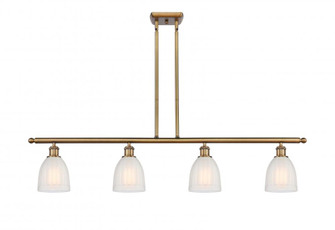Brookfield - 4 Light - 48 inch - Brushed Brass - Stem hung - Island Light (3442|516-4I-BB-G441)