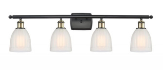 Brookfield - 4 Light - 36 inch - Black Antique Brass - Bath Vanity Light (3442|516-4W-BAB-G441-LED)