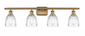 Brookfield - 4 Light - 36 inch - Brushed Brass - Bath Vanity Light (3442|516-4W-BB-G442)