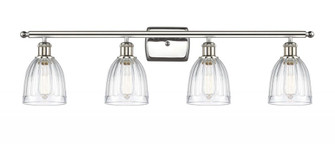 Brookfield - 4 Light - 36 inch - Polished Nickel - Bath Vanity Light (3442|516-4W-PN-G442-LED)
