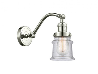 Canton - 1 Light - 7 inch - Polished Nickel - Adjustable Sconce (3442|515-1W-PN-G184S-LED)