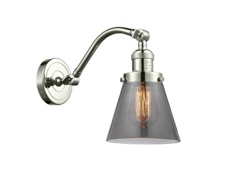 Cone - 1 Light - 7 inch - Polished Nickel - Adjustable Sconce (3442|515-1W-PN-G63)