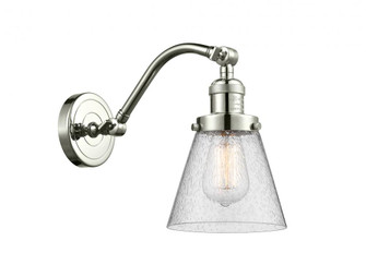 Cone - 1 Light - 7 inch - Polished Nickel - Adjustable Sconce (3442|515-1W-PN-G64)