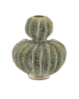 Sunken Boat Double Gourd Green Vase (92|1200-0299)