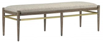 Visby Light Pepper Bench, Calcutta Linen (92|7000-0302)