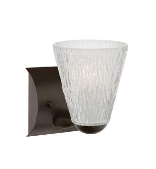 Nico 5 Wall, Glitter Stone, Bronze Finish, 1x60W Medium Base (127|1WZ-NICO5GL-BR)