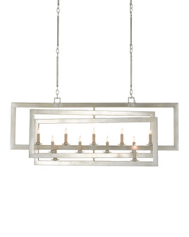 Middleton Rectangular Silver Chandelier (92|9000-0634)