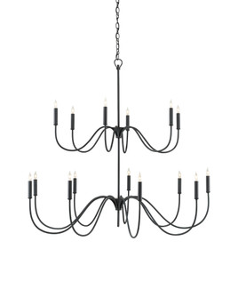Tirrell Medium Black Chandelier (92|9000-0654)