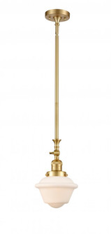 Oxford - 1 Light - 7 inch - Satin Gold - Stem Hung - Adjustable Mini Pendant (3442|206-SG-G531)