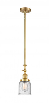 Bell - 1 Light - 5 inch - Satin Gold - Stem Hung - Adjustable Mini Pendant (3442|206-SG-G54)