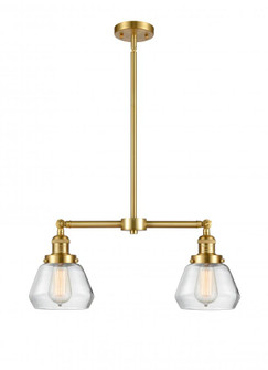 Fulton - 2 Light - 21 inch - Satin Gold - Stem Hung - Adjustable Island Light (3442|209-SG-G172)