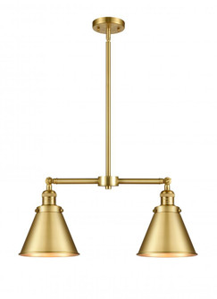 Appalachian - 2 Light - 23 inch - Satin Gold - Stem Hung - Adjustable Island Light (3442|209-SG-M13-SG-LED)