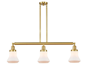 Bellmont - 3 Light - 39 inch - Satin Gold - Stem Hung - Adjustable Island Light (3442|213-SG-G191)
