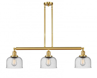 Bell - 3 Light - 41 inch - Satin Gold - Stem Hung - Adjustable Island Light (3442|213-SG-G74)