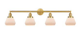 Fulton - 4 Light - 43 inch - Satin Gold - Adjustable Bath Vanity Light (3442|215-SG-G171-LED)