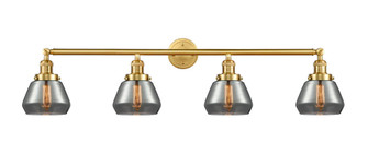 Fulton - 4 Light - 43 inch - Satin Gold - Adjustable Bath Vanity Light (3442|215-SG-G173)