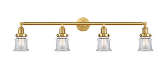 Canton - 4 Light - 42 inch - Satin Gold - Adjustable Bath Vanity Light (3442|215-SG-G182S)