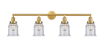 Canton - 4 Light - 42 inch - Satin Gold - Adjustable Bath Vanity Light (3442|215-SG-G184)
