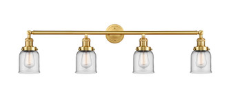 Bell - 4 Light - 42 inch - Satin Gold - Adjustable Bath Vanity Light (3442|215-SG-G52)