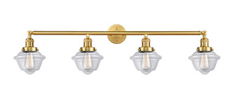 Oxford - 4 Light - 46 inch - Satin Gold - Adjustable Bath Vanity Light (3442|215-SG-G532)