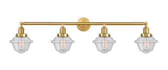Oxford - 4 Light - 46 inch - Satin Gold - Adjustable Bath Vanity Light (3442|215-SG-G534)