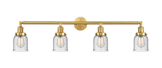 Bell - 4 Light - 42 inch - Satin Gold - Adjustable Bath Vanity Light (3442|215-SG-G54)
