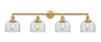 Bell - 4 Light - 44 inch - Satin Gold - Adjustable Bath Vanity Light (3442|215-SG-G72)