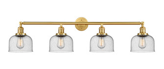 Bell - 4 Light - 44 inch - Satin Gold - Adjustable Bath Vanity Light (3442|215-SG-G74)