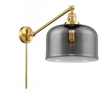 Bell - 1 Light - 12 inch - Satin Gold -Adjustable Swing Arm (3442|237-SG-G73-L)