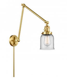 Bell - 1 Light - 8 inch - Satin Gold -Adjustable Swing Arm (3442|238-SG-G52)