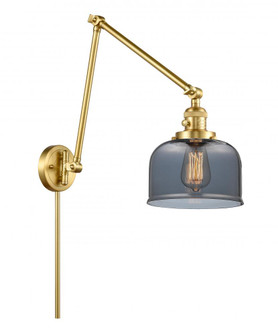 Bell - 1 Light - 8 inch - Satin Gold -Adjustable Swing Arm (3442|238-SG-G73)