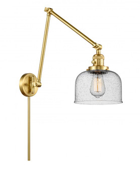 Bell - 1 Light - 8 inch - Satin Gold -Adjustable Swing Arm (3442|238-SG-G74)