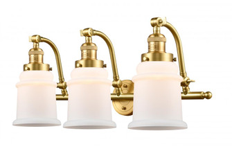 Canton - 3 Light - 28 inch - Satin Gold - Adjustable Bath Vanity Light (3442|515-3W-SG-G181)