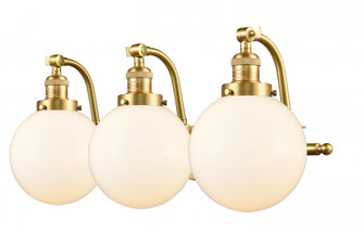 Beacon - 3 Light - 28 inch - Satin Gold - Adjustable Bath Vanity Light (3442|515-3W-SG-G201-8)