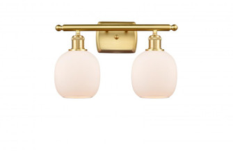 Belfast - 2 Light - 16 inch - Satin Gold - Bath Vanity Light (3442|516-2W-SG-G101-LED)