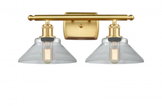 Orwell - 2 Light - 18 inch - Satin Gold - Bath Vanity Light (3442|516-2W-SG-G132-LED)