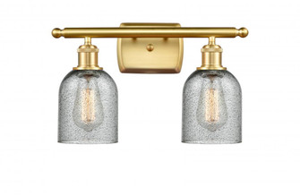 Caledonia - 2 Light - 15 inch - Satin Gold - Bath Vanity Light (3442|516-2W-SG-G257-LED)