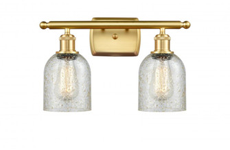 Caledonia - 2 Light - 15 inch - Satin Gold - Bath Vanity Light (3442|516-2W-SG-G259-LED)