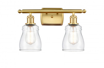 Ellery - 2 Light - 15 inch - Satin Gold - Bath Vanity Light (3442|516-2W-SG-G392)