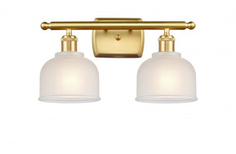 Dayton - 2 Light - 16 inch - Satin Gold - Bath Vanity Light (3442|516-2W-SG-G411-LED)